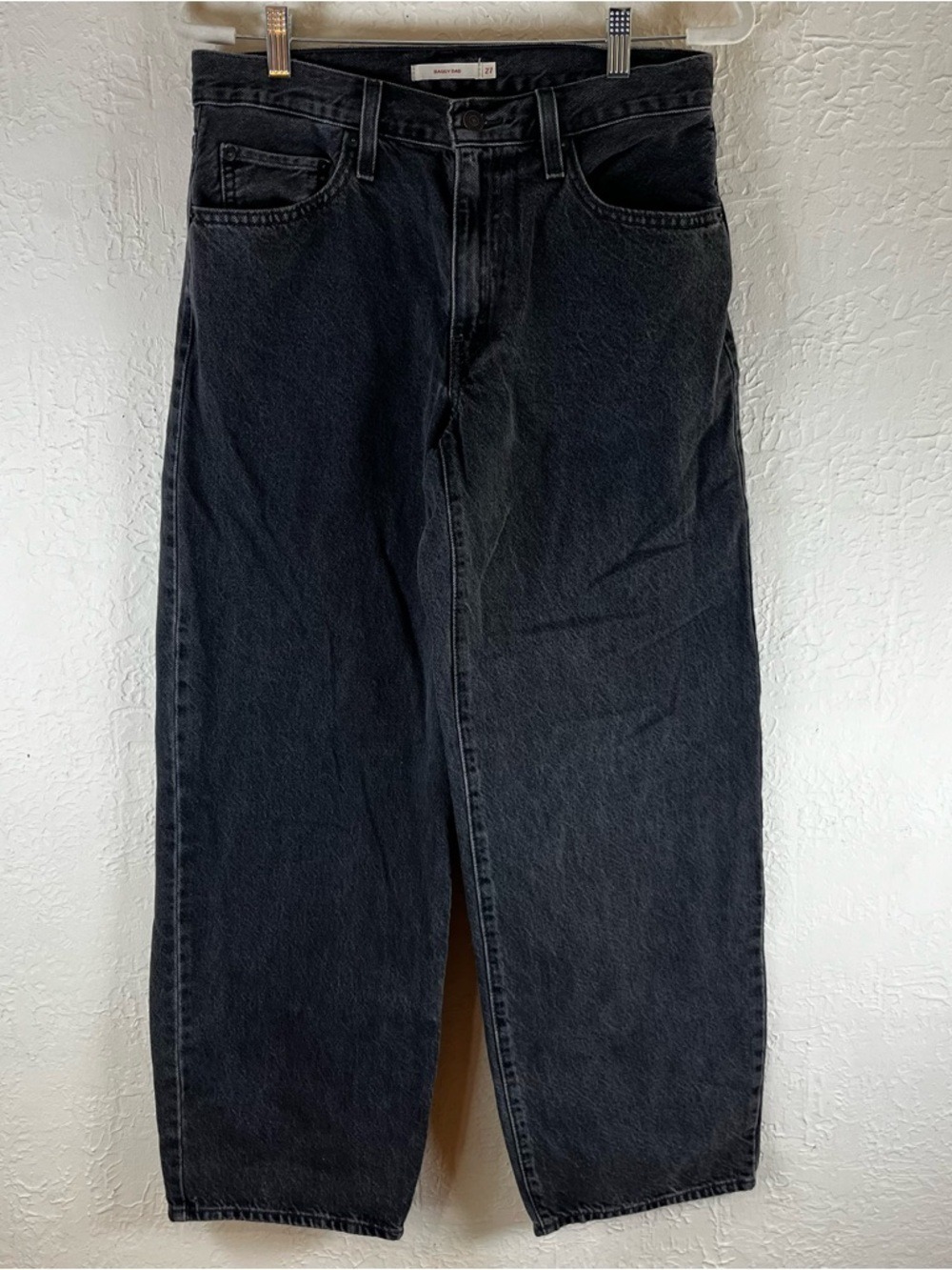 Levi's Baggy Dad Straight Leg Jeans in Blackstone Wash - Picture 3 of 14